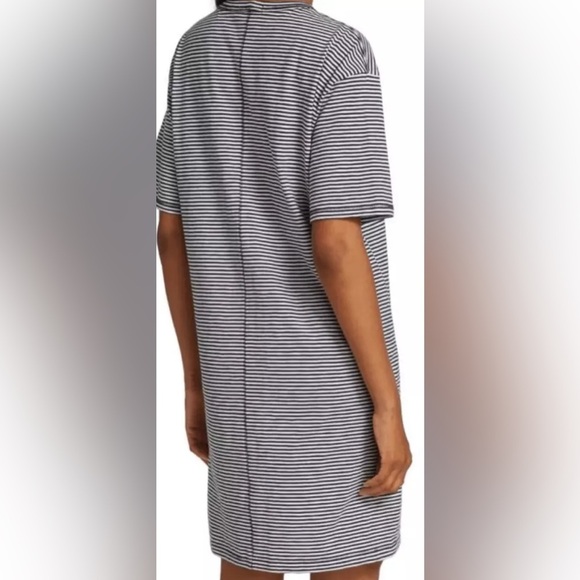 Rag & Bone Striped Tee Organic Pima Cotton Dress - Picture 2 of 12